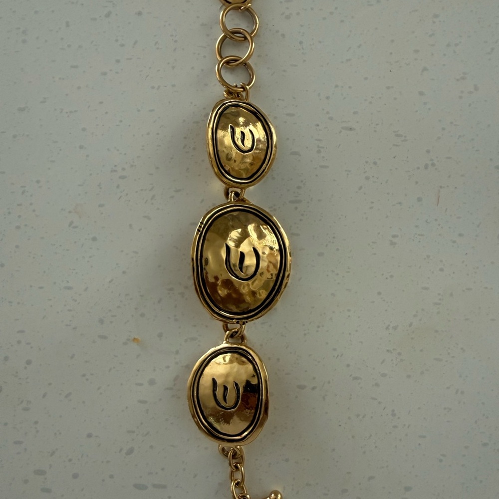 VTG Elizabeth Taylor for Avon Signature Gold Coast bracelet